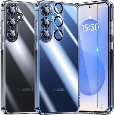 Produktbild von Handyhülle Samsung Galaxy S25 Ultra Hülle + 2x Schutzfolie & Kameraschutz