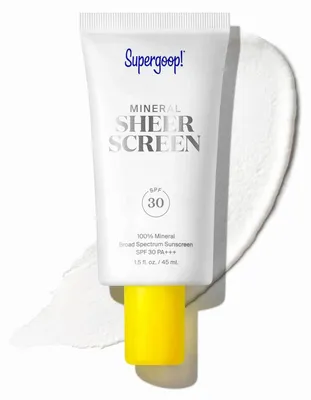 Produktbild von Supergoop! Mineral Sheer Screen, SPF 30 PA+++ Sonnenschutz, 45 ml (1,5 fl oz)