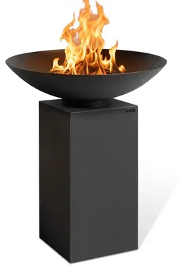 Produktbild von Feuerschale PIO 80 mit Podest, schwarz