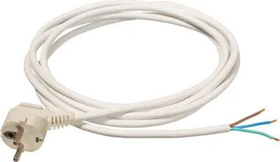 Image de AS Schwabe 70838 Câble de raccordement électrique blanc 2 m (70838)