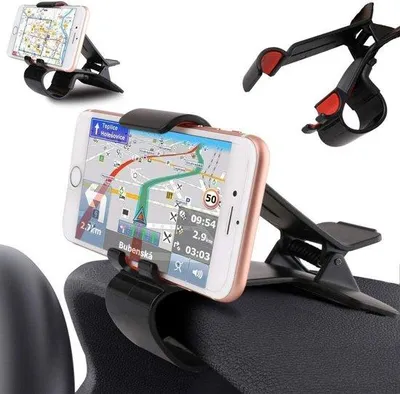 Produktbild von Auto GPS Navigationshalter - für MEIZU M8 (2019) - schwarz - robust und stabil - sicher fahren! - Vemera