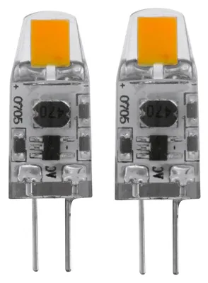 Obrázok produktu pre Eglo 110158 LED G4 2-cestná žiarovka 2x1,2W Ø10mm teplá biela stmievateľná