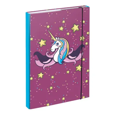 Bunte Eulen Heftmappe A4 - Mit Gummizug Und Personalisierung