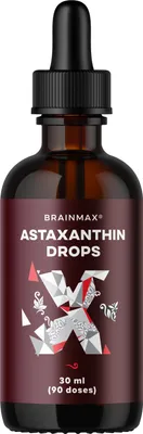Immagine prodotto di Gocce di Astaxantina BrainMax, biologico, 8 mg, 30 ml, Immagine generata dall'IA