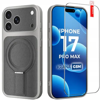 Produktbild von Hülle für das iPhone 17 Pro Max mit Magnetring für MagSafe + 9H-Glas