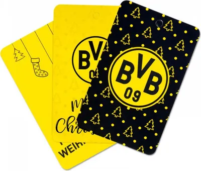 Produktbild von Borussia Dortmund BVB Geschenkanhängerset mit Stickern