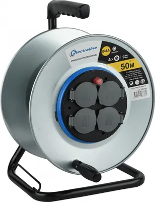Immagine prodotto di Avvolgicavo elettrico da cantiere con terra vuota, ELECTRALINE