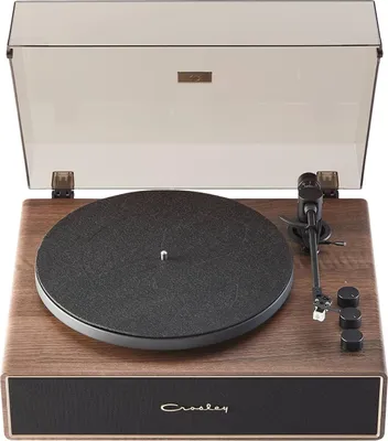 Productafbeelding van Crosley Stapeplaten-draaitafel, notenhout