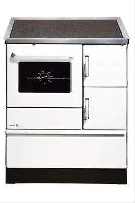 Produktbild von Küchenherd / Kohleherd Wamsler K128 weiß Glaskeramikkochfeld Ans. links