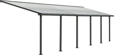 Produktbild von Palram - Canopia Aluminium Terrassenüberdachung Olympia Anthrazit 295x924x305 cm