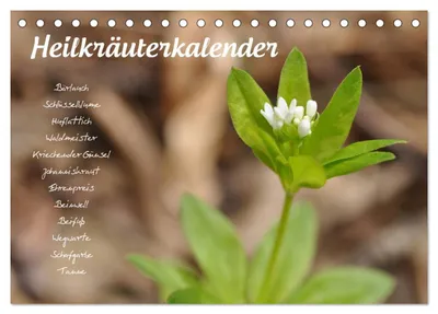 Produktbild von Heilkräuterkalender (Tischkalender 2027 DIN A5 quer), CALVENDO Monatskalender
