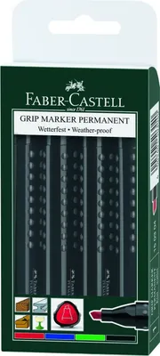 Produktbild von Permanentmarker Grip 1503 Keil 4er nachfüllbar 1-3 sortiert