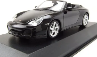 Produktbild von Maxichamps 940062830 Porsche 911 (996) 4S Cabrio 2003 schwarz 1:43