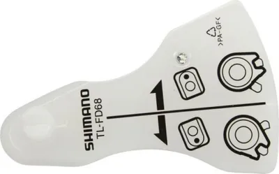 Produktbild von SHIMANO TL-FD68 Einstellehre für Umwerfer - präzise Justage der Schaltperform...