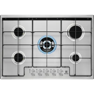 Obrázok produktu pre Electrolux EGS7534X, Nerezová oceľ, Vstavaný, 75 cm, Plynový, Nerezová oceľ, 5 zone(s)