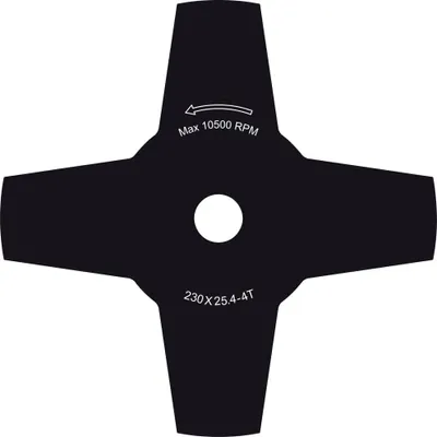 Produktbild von Primaster 4-Zahn-Ersatzmesser Ø 23 cm für Freischneider, Trimmer und Sense