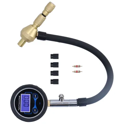 Obrázok produktu pre Tlakomer na pneumatiky, digitálny tester pneumatík, deflátor pneumatík, tlakomer na kolesá, tester tlaku vzduchu, autopríslušenstvo