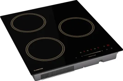 Produktbild von Klarstein Victoria Induktionskochfeld – 3-Zonen-Einbau-Induktionskochfeld, 6.600 W Mit Boostern, Touch-Schieberegler, Timer Und Kindersicherung, Schwarzes Keramikglas, Kompaktes 45-cm-Design