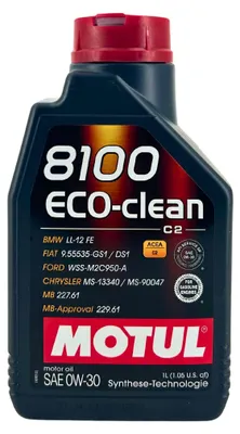 Produktbild von Synthetisch Motoröl MOTUL ECO-CLEAN 0W-30 1 Liter