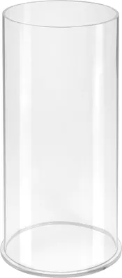 Produktbild von Runde Acrylglassäule Ø 150mm, Höhe 300mm / Kunststoffbox / Behälter / Verkaufsdisplay / Warenschütte / Säule / Transparent - Zeigis®