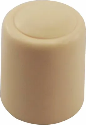 Produktbild von Wand-u. Bodentürpuffer - ø 30 mm, Höhe 32 mm, Kunststoff elfenbein