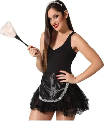 Immagine prodotto di Set da cameriera Atosa 3 pezzi nero nero taglia unica