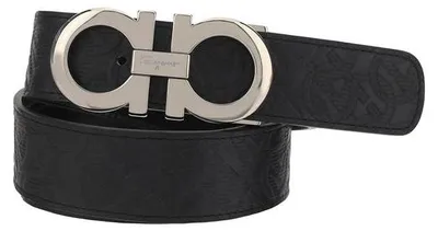 Immagine prodotto di Cintura Ferragamo in pelle di vitello nera
