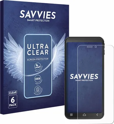 Produktbild von 6x Für Emporia Smart 7 Lite Schutzfolie Savvies Displayschutz Display Schutz Folie Klar Transparent