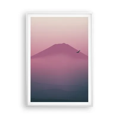 Produktbild von Gerahmtes Poster - Weißer Rahmen - Vulkan Vogel Natur - 70x100 cm - Wand Bild - Wanddeko - Wandbilder - Kunstposter - Wandposter - Bilderrahmen - Bilder - Kunstdruck - Wandbild - P2WPA70x100-4124