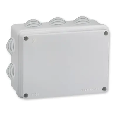 Produktbild von Aufputz Verteilerbox mit zehn Eingängen 150x110x70 IP56 500V Grau