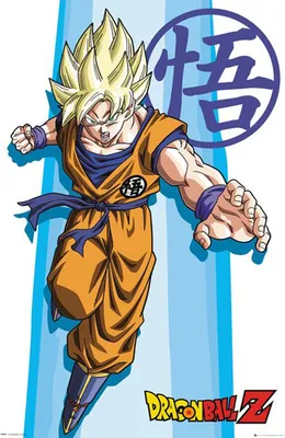 Produktbild von Dragon Ball Z Poster Super Saiyan Goku