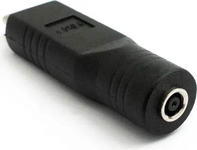 Produktbild von SYSTEM-S USB 3.1 Adapter Typ C Stecker zu DC 20 V 4,5 x 0,6 mm Stecker Kabel in Schwarz