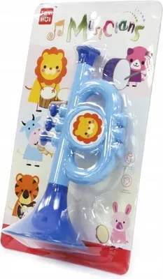 Produktbild von Kindertrompete Musikspielzeug Buntes Blasinstrument für Kinder Laut Verschiedene Farben