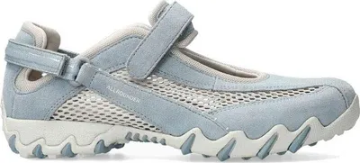 Produktbild von Allrounder Sneaker Niro 91/06, Velourleder mit offenem Mesh, Hellblau, Fußbett zum Wechseln 39