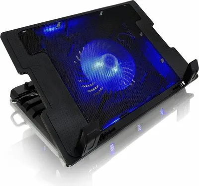 Produktbild von Famanu Laptopkühler - Kühlpad mit verstellbarem Neigungswinkel - Schwarz