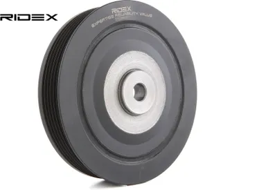 Produktbild von RIDEX 3213B0065 Riemenscheibe Kurbelwelle für RENAULT CLIO II (BB0/1/2, CB0/1/2) 132mm 5-Rippen