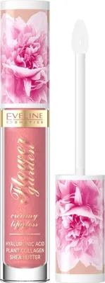 Obrázok produktu pre Eveline Cosmetics Flower Garden – lesk na pery, lesklý finiš, starostlivosť, Odtieň 02