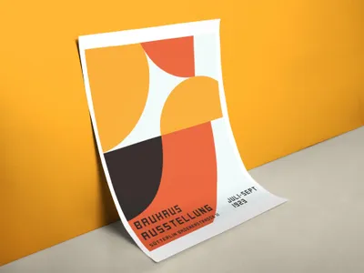 Produktbild von Bauhaus Ausstellung Poster Wandbild - Simples Reprint | Größe in cm: 60 x 80