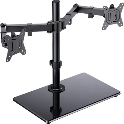Produktbild von ErGear Monitor Halterung 2 Monitore 13-32 Zoll Schwenkung 180° Drehung 360° VESA 75/100mm 8KG