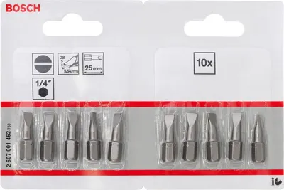 Produktbild von Schrauberbit Extra-Hart S 0,8 x 5,5, 25 mm, 10er-Pack