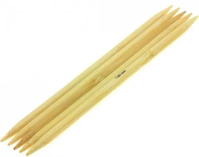 Produktbild von Lana Grossa - Strumpfstricknadel Bambus 20cm 7.0mm