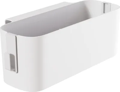 Produktbild von Hängendes Aufbewahrungsregal für das Bett, Organizer, Bett-Organizer-Korb mit 2 Haken, Babybett-Regalhalter, Schlafsaalbedarf