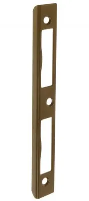 Produktbild von Universeller langer Winkelschließblech 170x20x8 mm, sandfarben, ohne Kunststoffeinsatz
