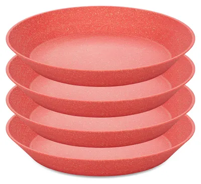 Imagen del producto de Plato hondo de 24 cm, juego de 4 unidades, CONNECT PLATE, Koziol