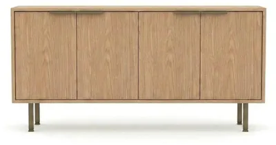 Obrázek produktu pro Komoda, příborník, dub, moderní design, skříň, obývací pokoj, jídelna, vzhled dřeva