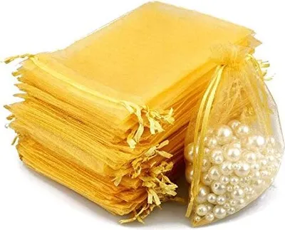 Produktbild von Organza Geschenkbeutel 100Stk Organzabeutel Schöne Säckchen Organzasäckchen für Gastgeschenke 10CM x15CM