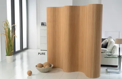 Immagine prodotto di Paravento in bambù bifacciale in 4 colori Pure