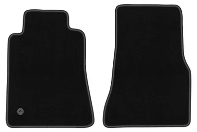Immagine prodotto di Tappetini anteriori in moquette per Ford Mustang MK5 2004-2014 (coupé) – 2 pezzi, neri, su misura – Wielganizator BASIC
