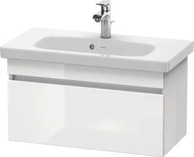 Produktbild von Waschtischunterbau DURASTYLE 730x350mm basalt matt/weiß matt basalt matt/weiss matt