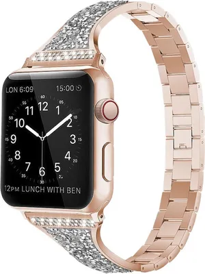 Produktbild von Für Apple Watch Series 11 10 46mm / Ultra 3 2 1 49mm / 9 8 7 45 Diamant Style Armband